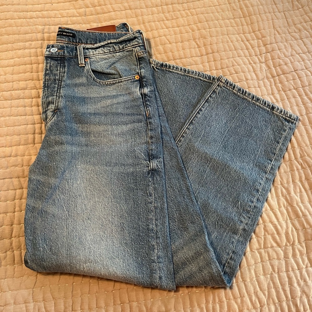 90s loose high rise Lucky Brand jeans- button fly size 10/30